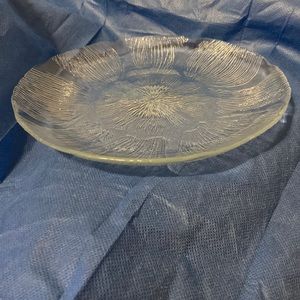 Arcoroc France Fleur clear salad plate